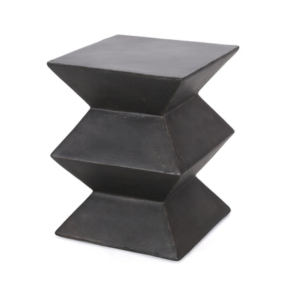 Outdoor Lightweight, Concrete Side Table - Copper