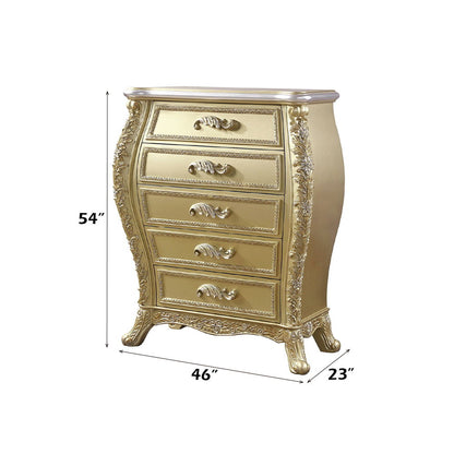 Cabriole - Chest - Gold