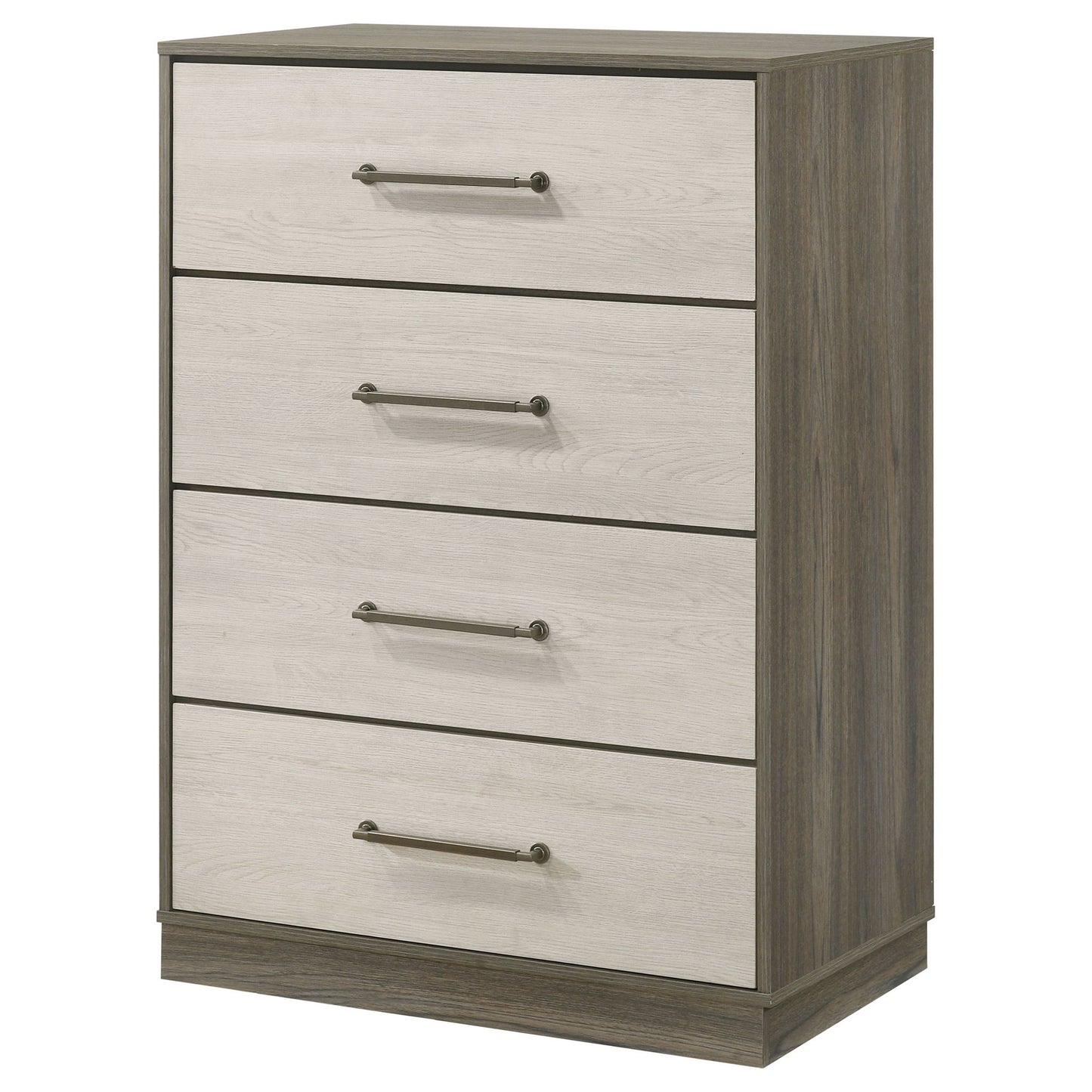 Edmondson - 4 Drawer Chest - Natural / Gray