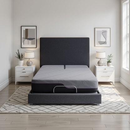 Renew - 11" Queen Size Flex Head Cooling Fast Responding Latex Foam Mattress - Gray