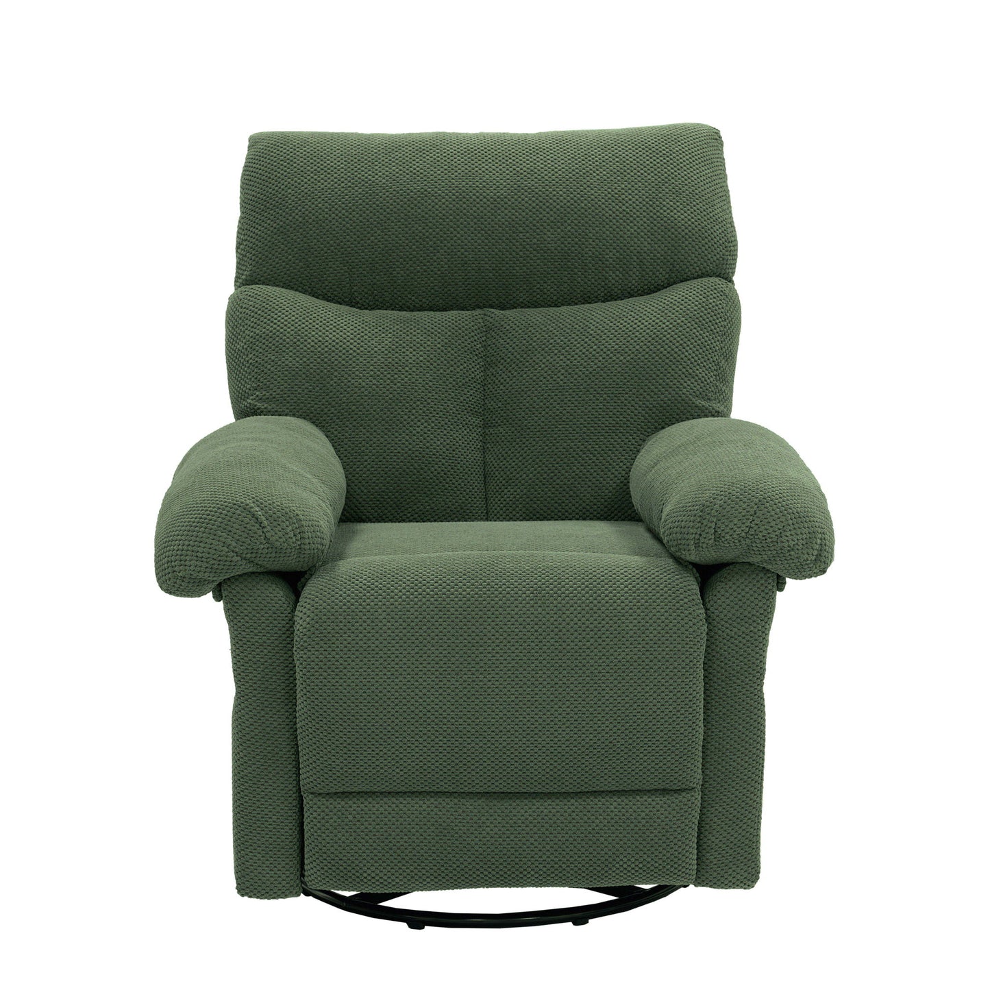 Swivel Rocker Recliner Chair With Manual Recline For Living Room