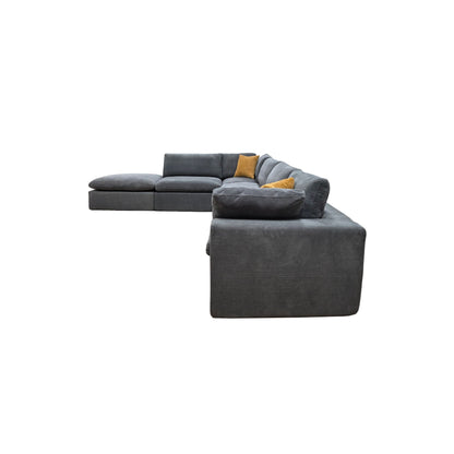 Custom Configuration Modular Sectional & Toss Pillows
