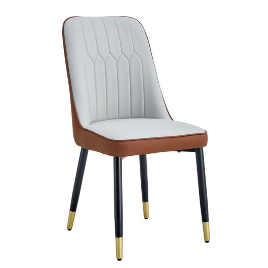 Modern Dining Chair With Metal Leg