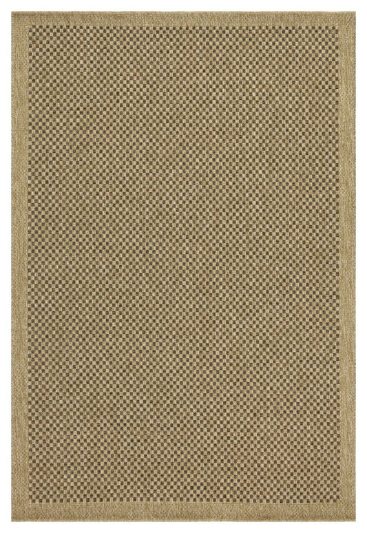 Earth - 5'3" X 7'3" Polypropylene, Indoor, Outdoor Area Rug - Jute, Mocha