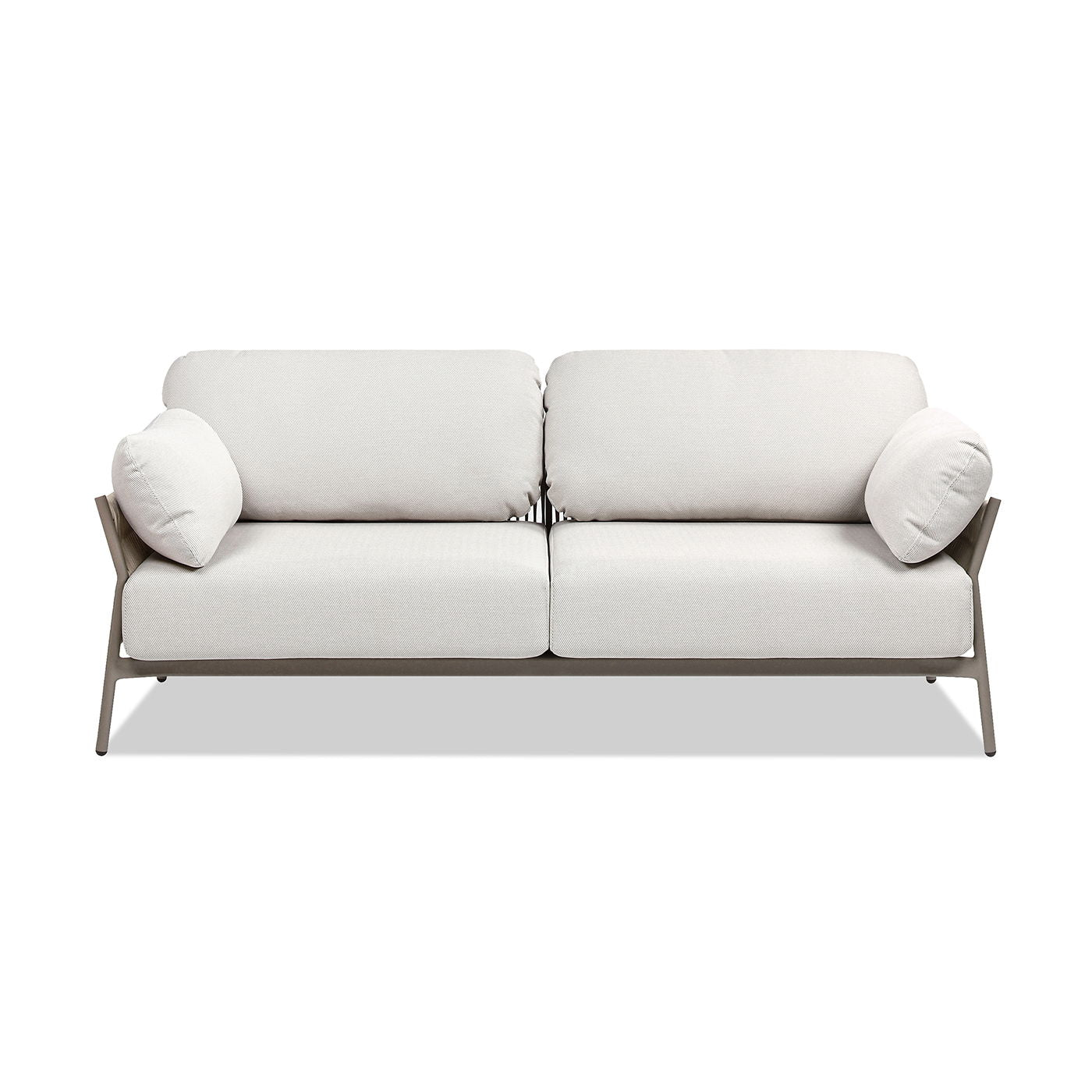 Jasper - Upholstered Patio Deep Seating Sofa - Wheat Beige