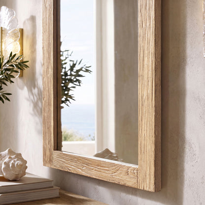 Langford - Wall Mirror - Light Brown