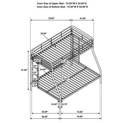 Long Beach - Bunk Bed With Built-In Guardrails