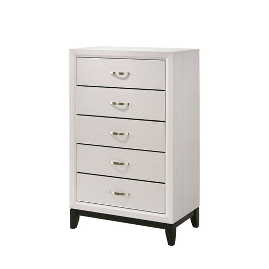 Contemporary 5 Drawer Tall Chest