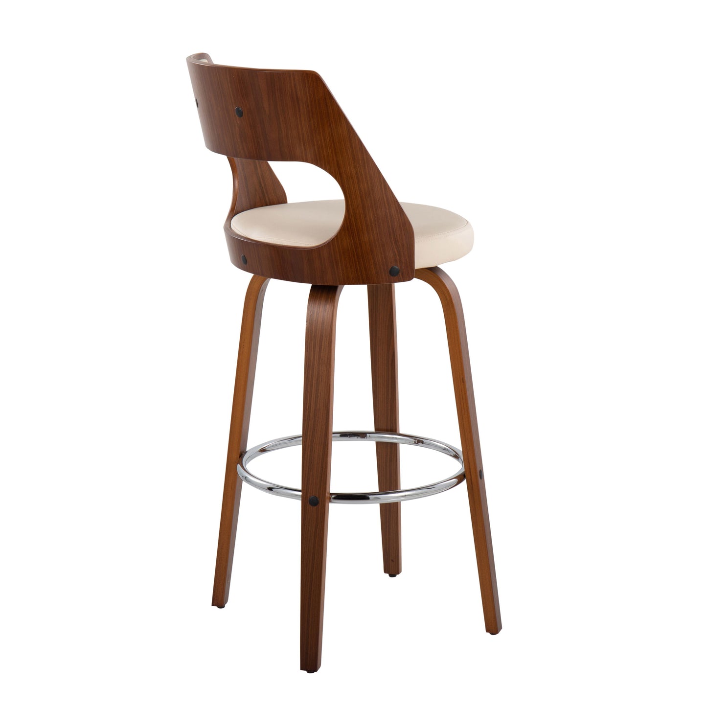 Cecina - Mid-Century Modern Barstool With Swivel (Set of 2)