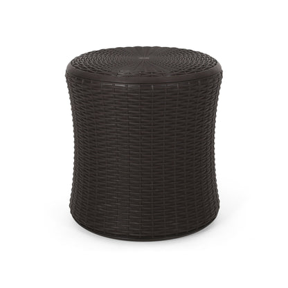 Olivo - Patio Table Outdoor Side Table - Dark Brown