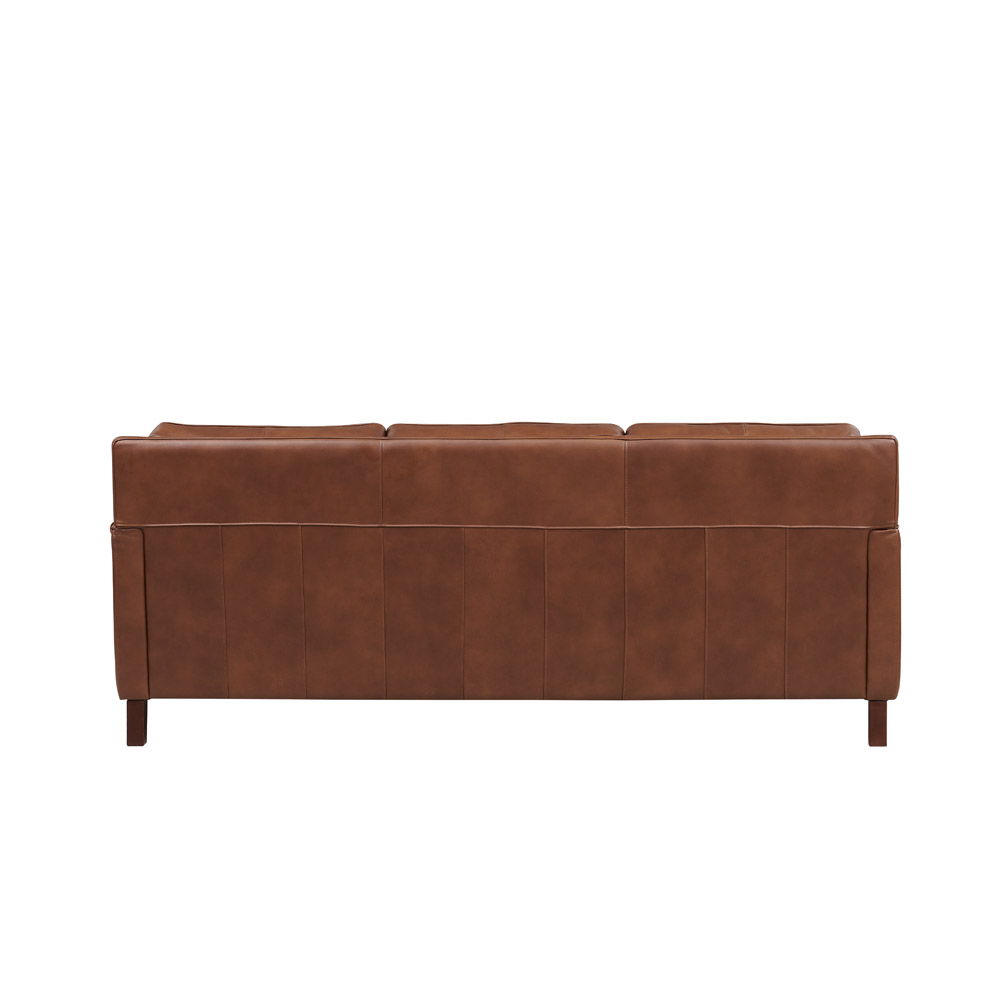 Ashby - Leather Sofa - Pecan