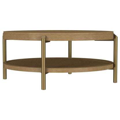 Benson - Round Table With Storage Shelf
