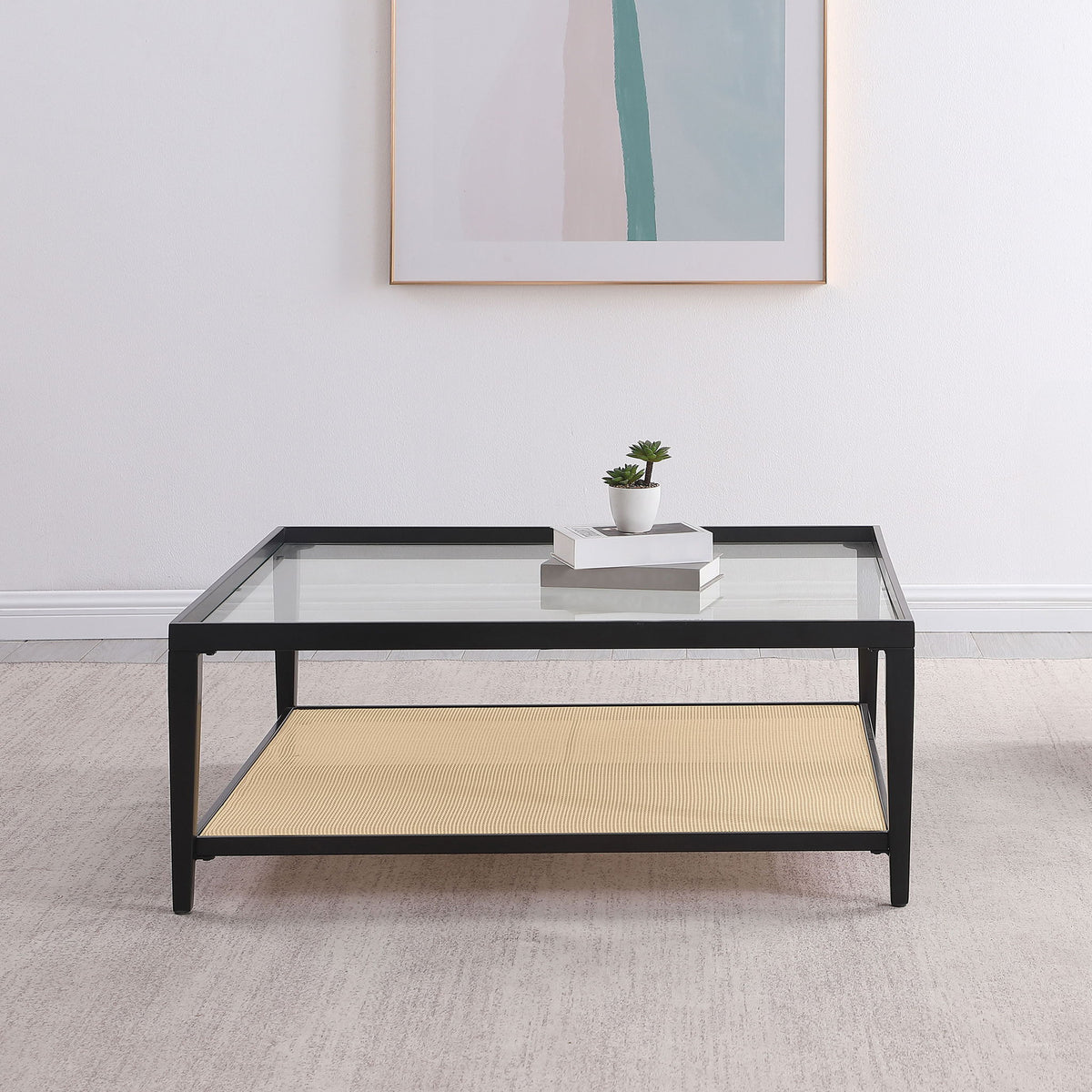 Kenneth - Square Coffee Table - Black
