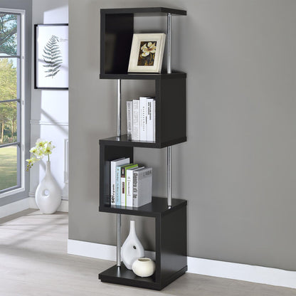 4 Tier Bookcase With Accents
