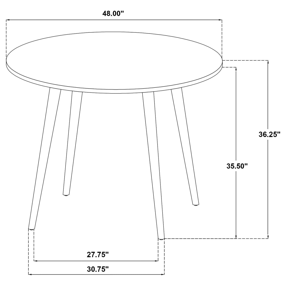 Waverly - Round Counter Height Dining Table - Light Ash