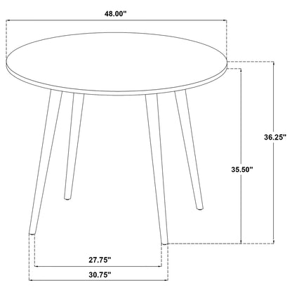 Waverly - Round Counter Height Dining Table - Light Ash