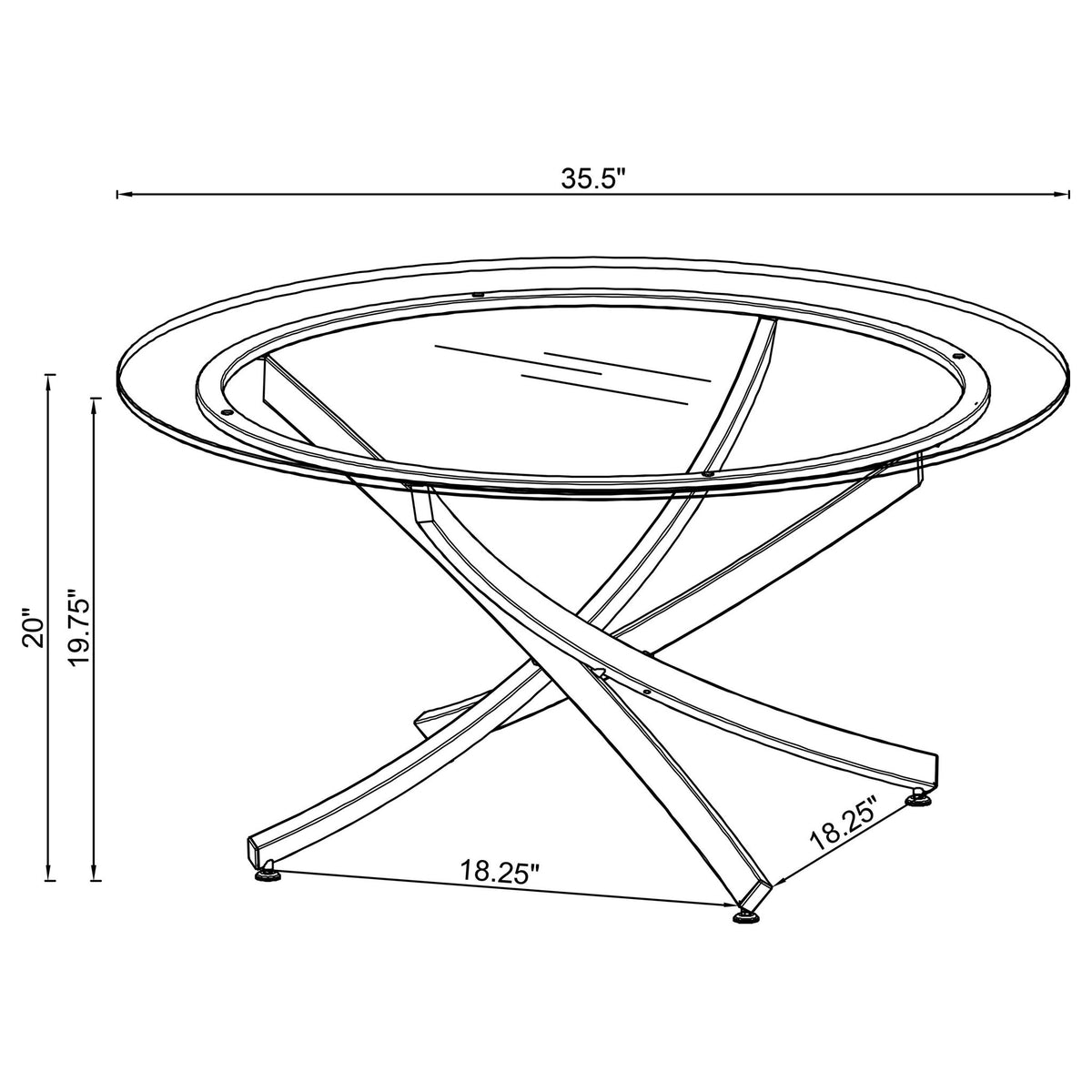 Connors - Round Top Table