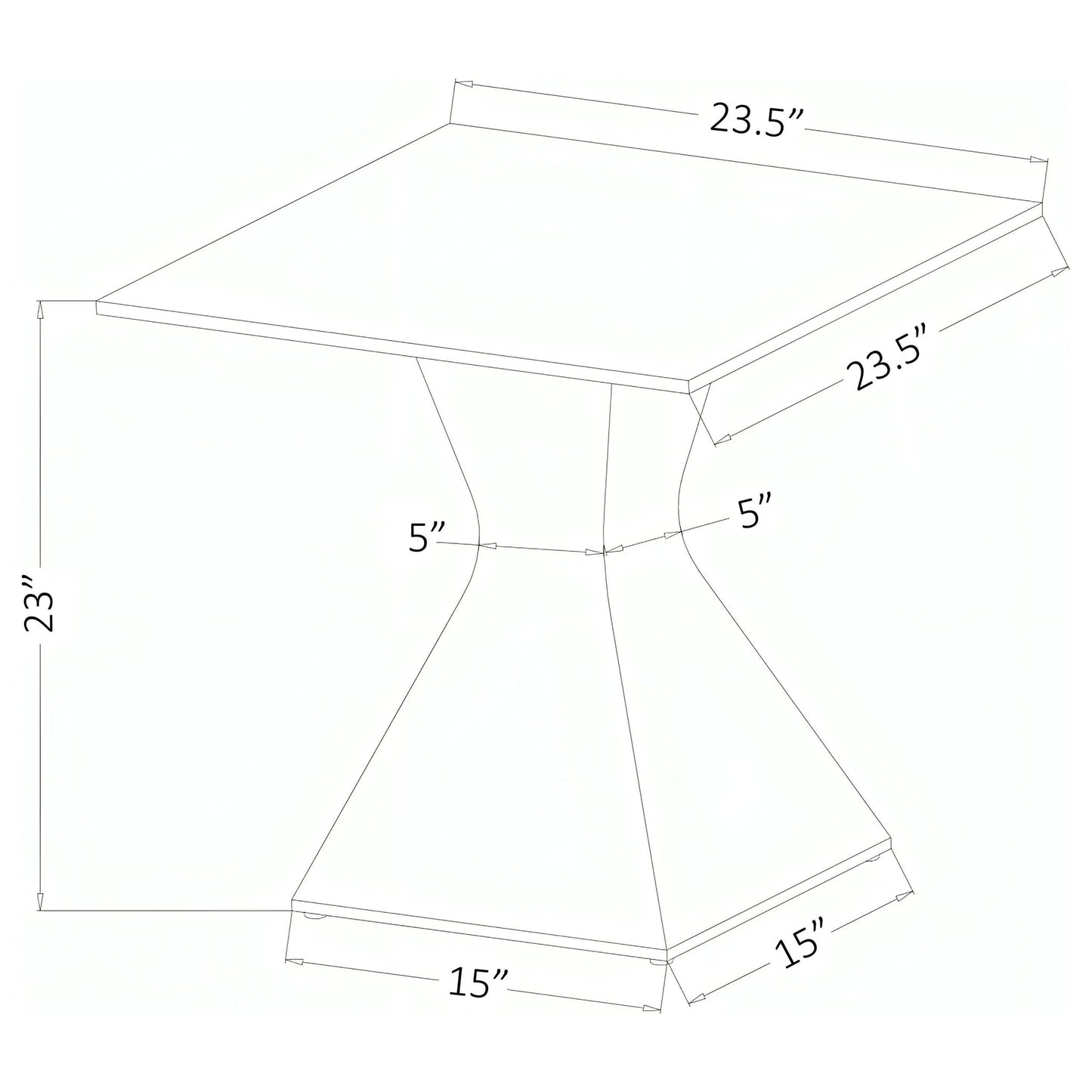 Exeter - Table With Glass Top