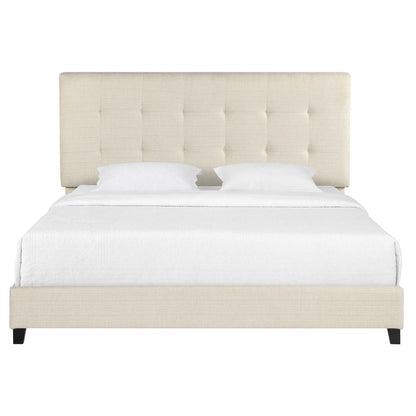 Tufted Upholstered Platform Bed