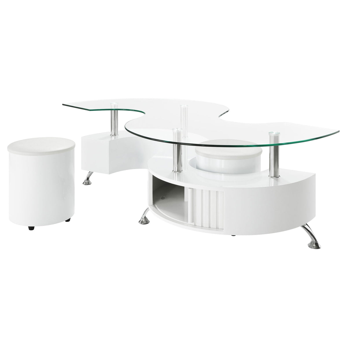 Marley - 3 Piece Coffee Table And Stools Set