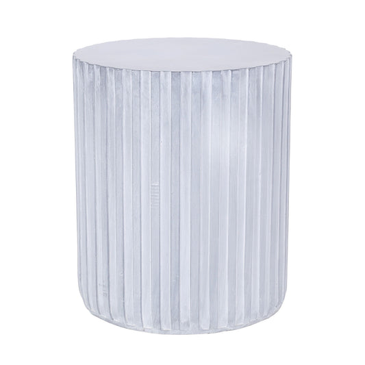 End Table, Outdoor - Light Blue