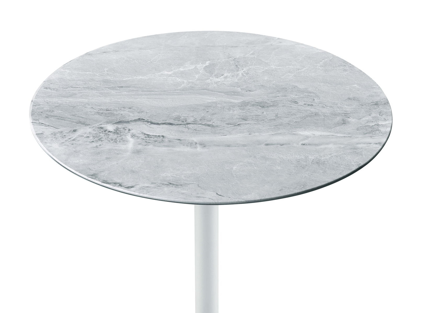 Orbit - 15.5" End Table With Height Adjustable Marble Textured Top