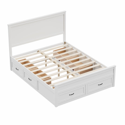 Storage Bed Frame With 6 Drawers