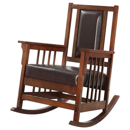 Ida - Upholstered Rocking Chair - Tobacco