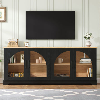TV Stand With Semi Arched Doors