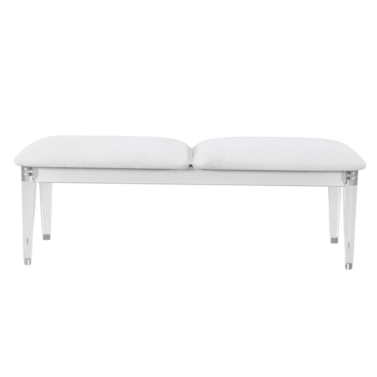 Brenda - Bedroom Bench With Padded Seating - Gray