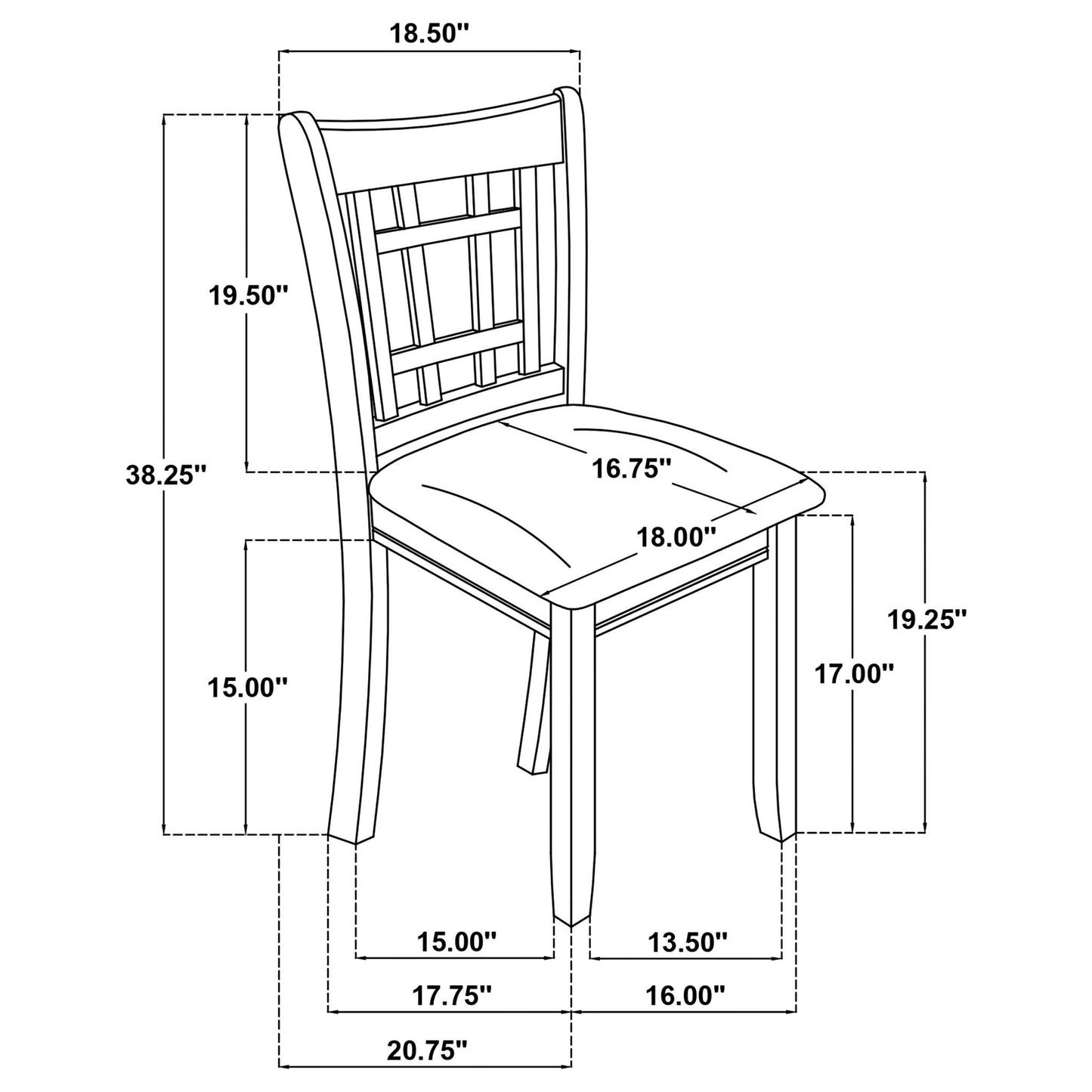 Davis - Dining Side Chair (Set of 2) - Light Oak
