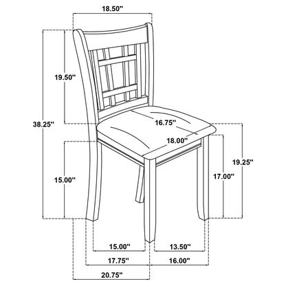 Davis - Dining Side Chair (Set of 2) - Light Oak