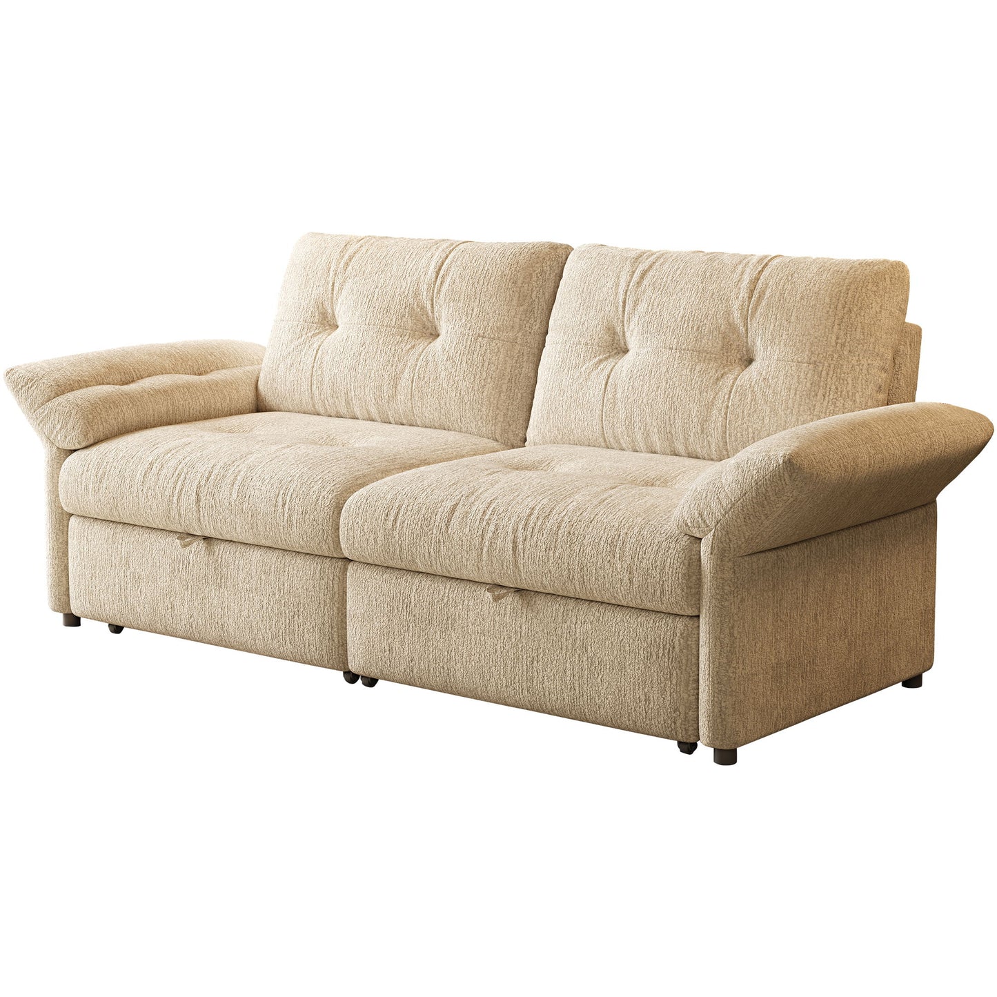 Sofa Bed, 2 In 1 Design For Living Rooms