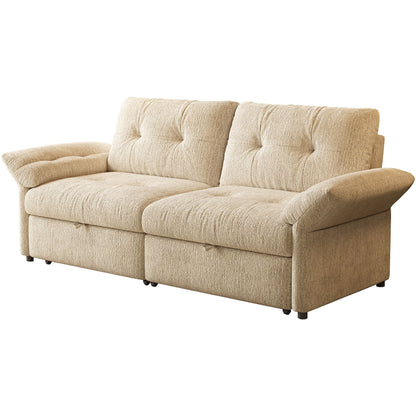 Sofa Bed, 2 In 1 Design For Living Rooms