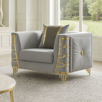 Contessa - Accent Chair - Gray