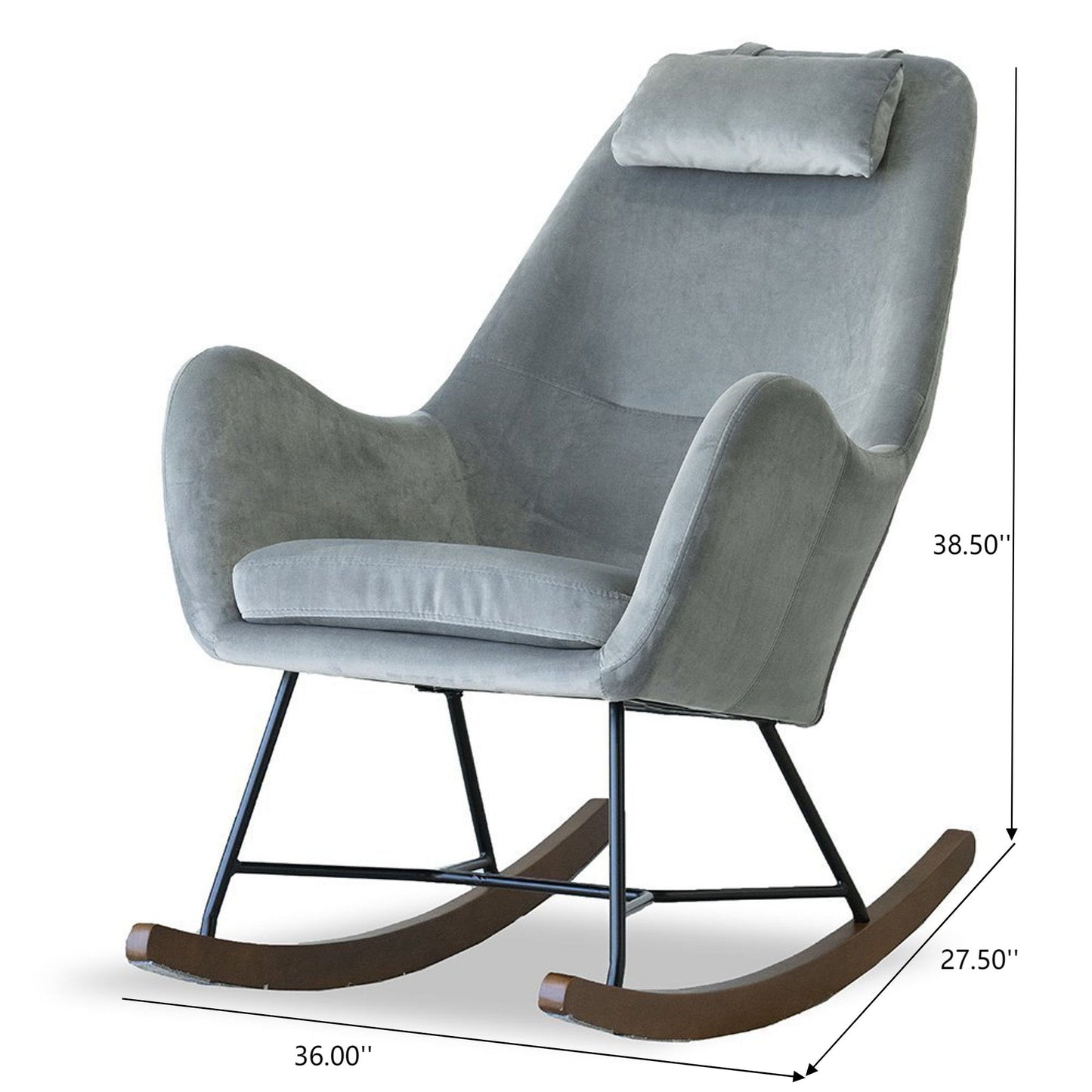 Chel - Mid-Century Modern Rocking Chair