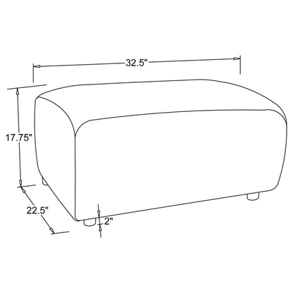 Storie - Upholstered Ottoman