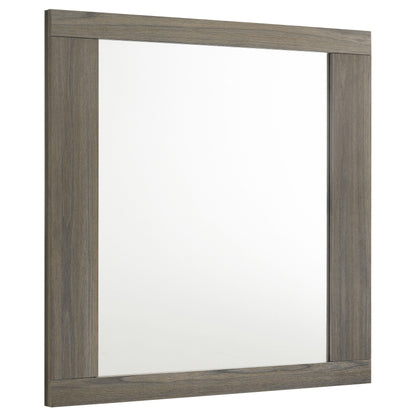 Fenwick - Dresser Mirror - - Gray Oak