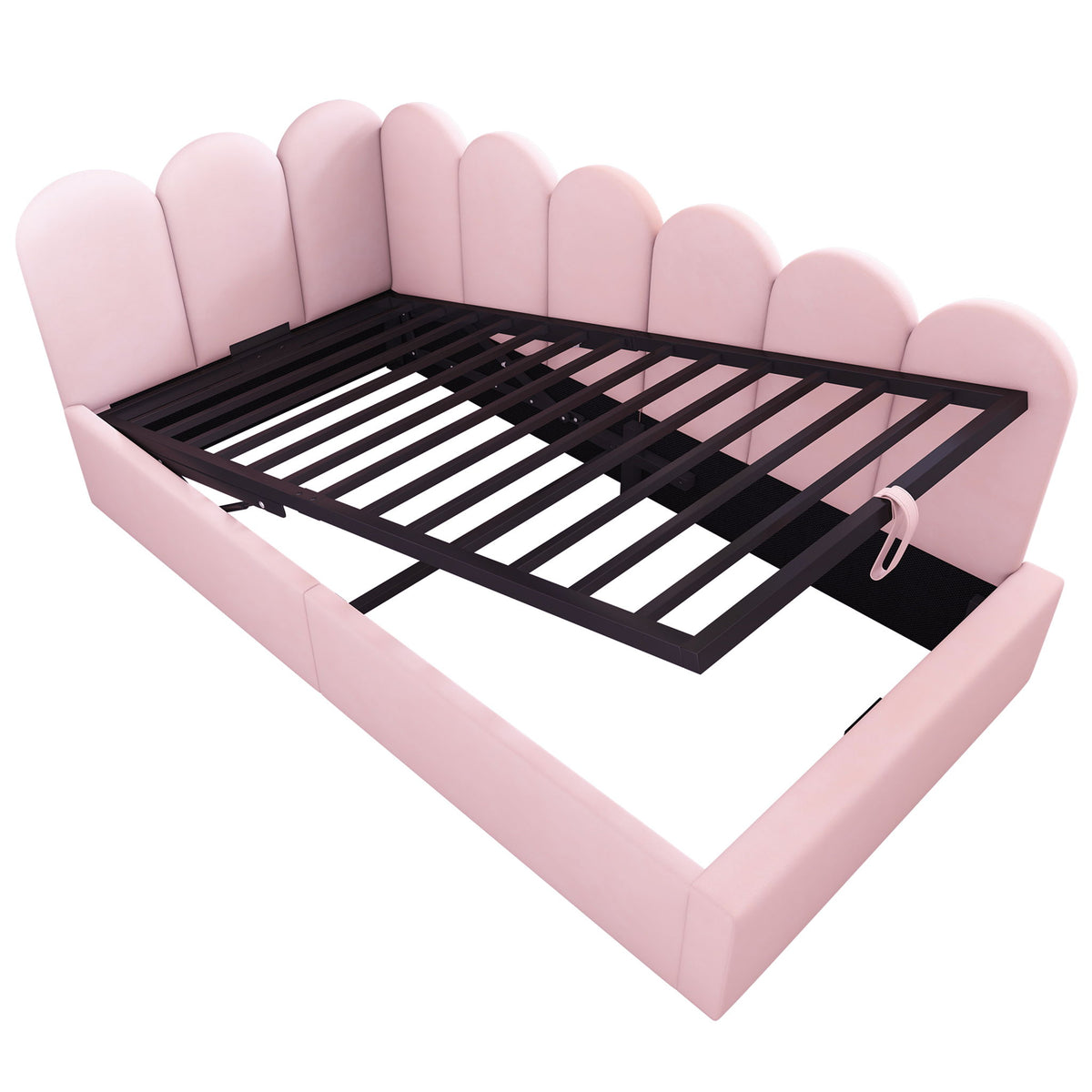 Upholstered Daybed With Hydraulic Storage