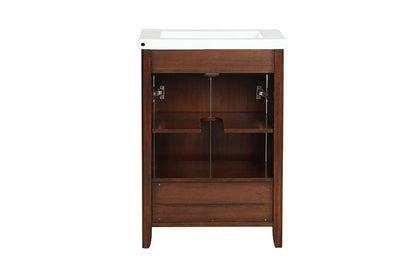 Lelia - Sink Cabinet - Walnut Finish