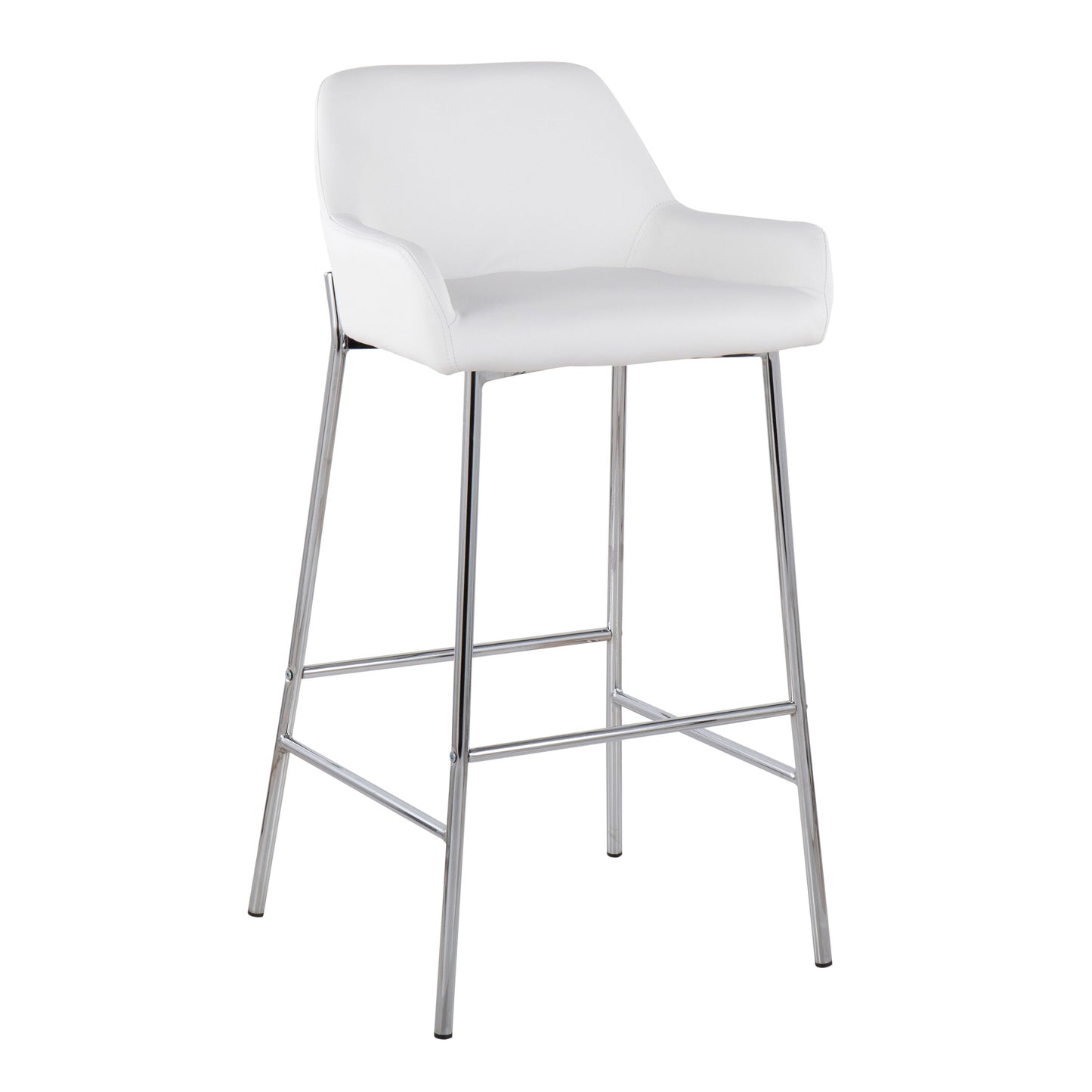 Daniella - Contemporary Fixed Height Barstool (Set of 2)