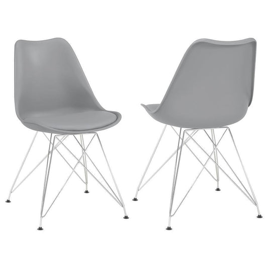 Juniper - Polypropylene Dining Side Chair (Set of 2) - Gray