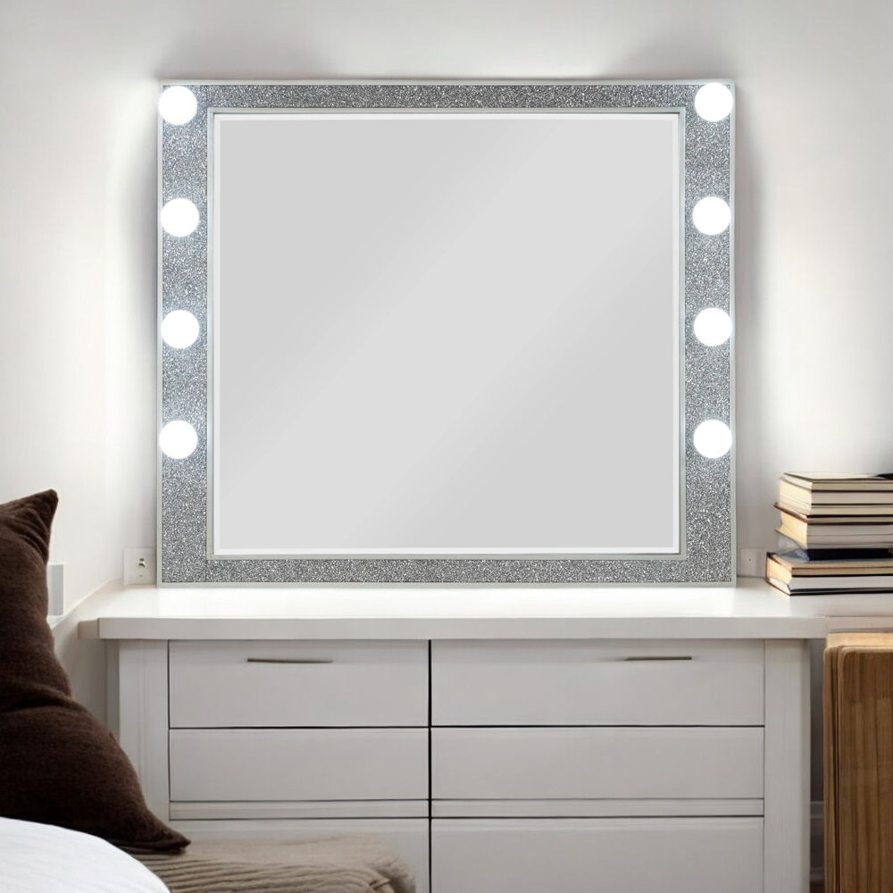 Sliverfluff - Mirror - Mirrored & Champagne Finish - 36"