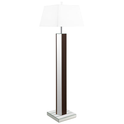 Echolls - Lamp With Scalloped Accents And Mirror Detail