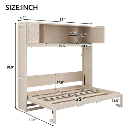 Murphy Bed With Storage Cabinets