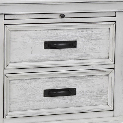 Lockeford - 2 Drawer Nightstand With Pull Out Tray - White