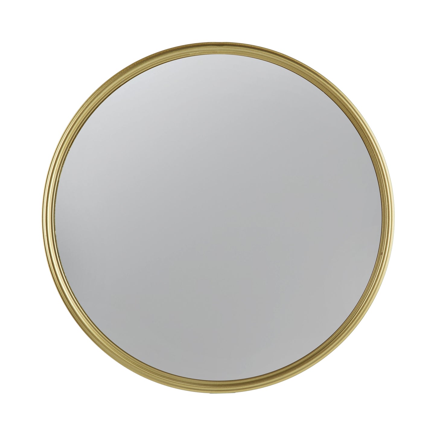 Round Mirror, Circle Mirror With Iron Frame For Living Room Bedroom Vanity Entryway Hallway