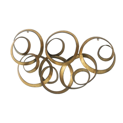 SerethaLeaf Wall Decor - Gold