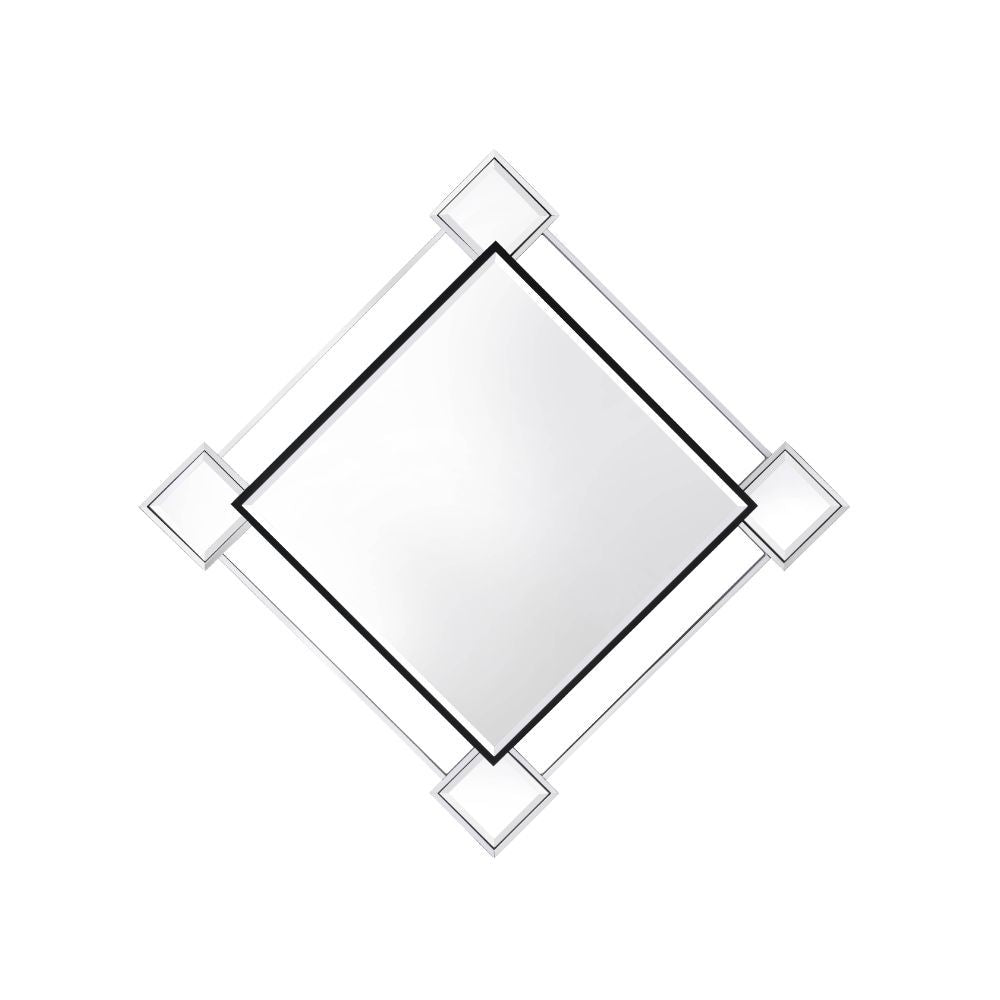 Asbury - Wall Mirror - Mirrored & Chrome