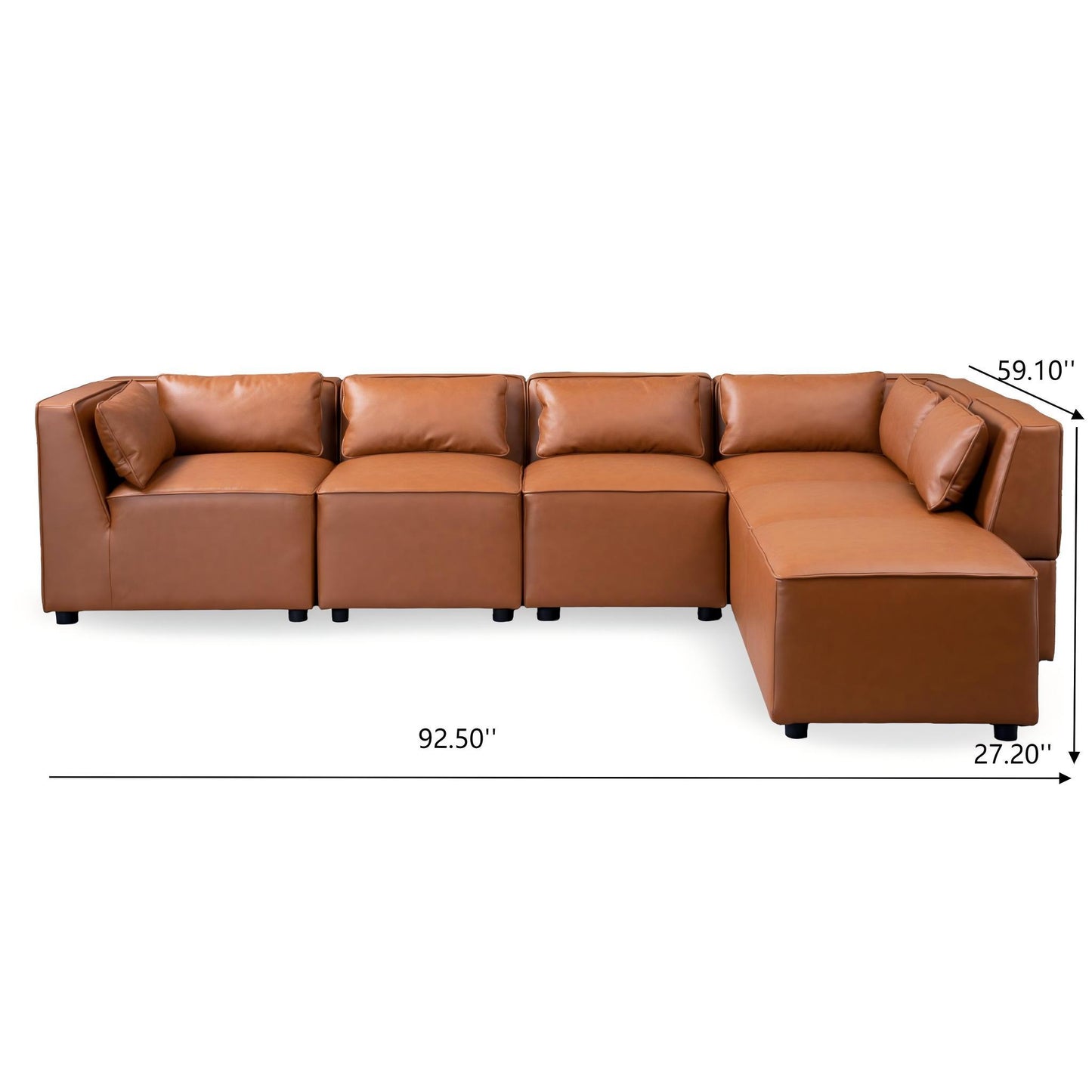 Wexford - Modular Sofa - Cognac